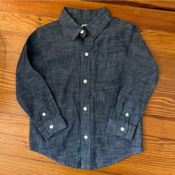 Janie and Jack Chambray Button Down - Picture 2 of 5